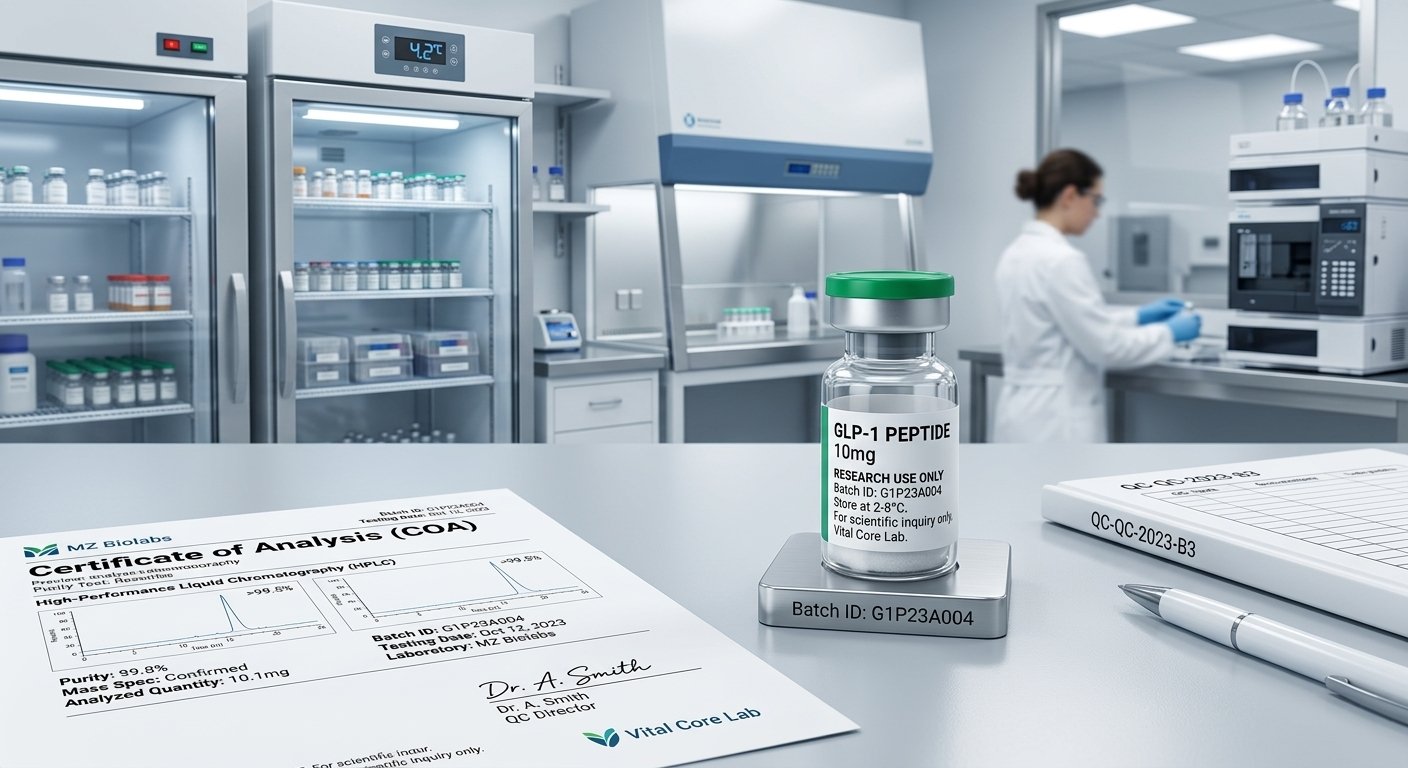 GLP-1-Peptide-Quality-Control-Storage-Vial-MZ-Biolabs