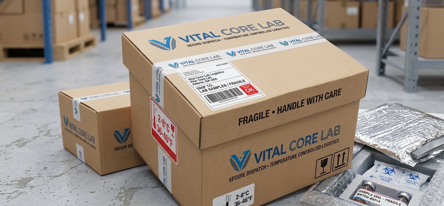 Vital Core Lab shipping and delivery information